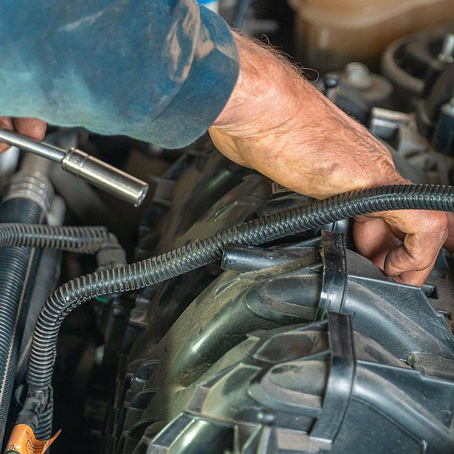 Intervention sur un moteur